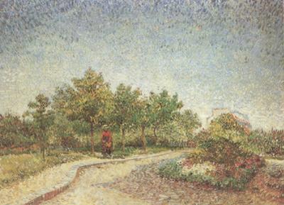 Vincent Van Gogh Lane in Voyer d'Argenson Park at Asnieres (nn04) Germany oil painting art